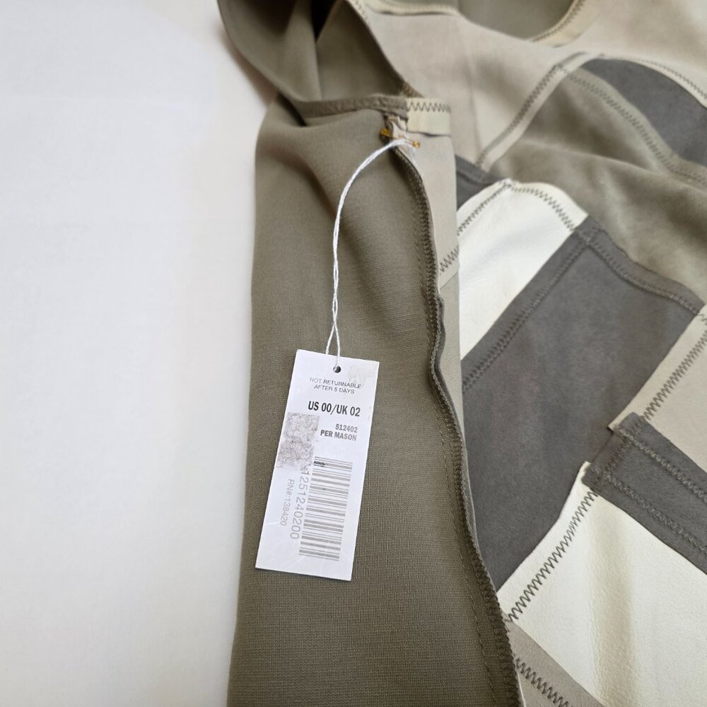 Per Se by Carlisle Suede Leather Patchwork Sleeveless Top - Picture 10 of 14